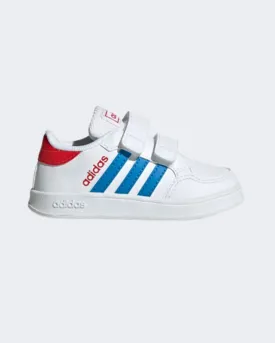 Adidas Breaknet Infant-Unisex Sportswear Shoes White/Blue/Red Gw2902