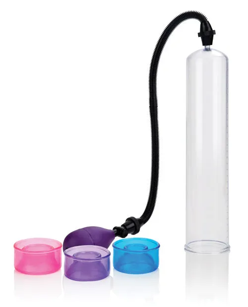 Big Man's Pump 12" & 3 Sized Sleeves - Clear