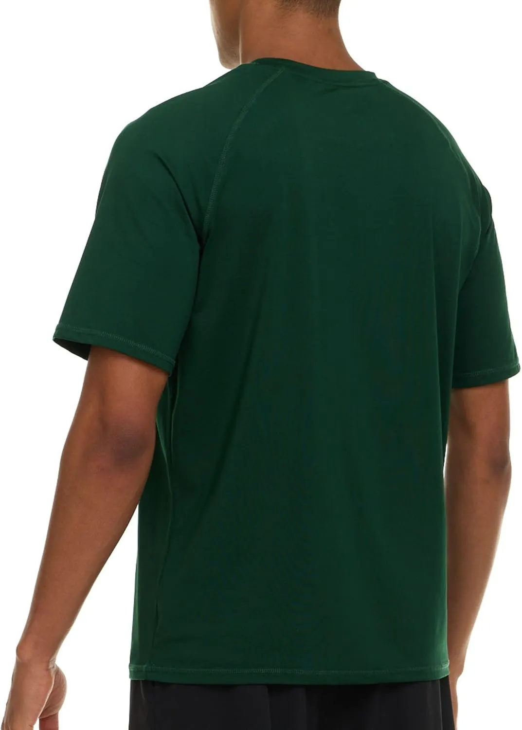 Champion Rash Guard for Men Short Sleeve, Mens Swim Shirt, Sun Shirt UPF  50 UV Protection, SPF Quick Drying Rashguard