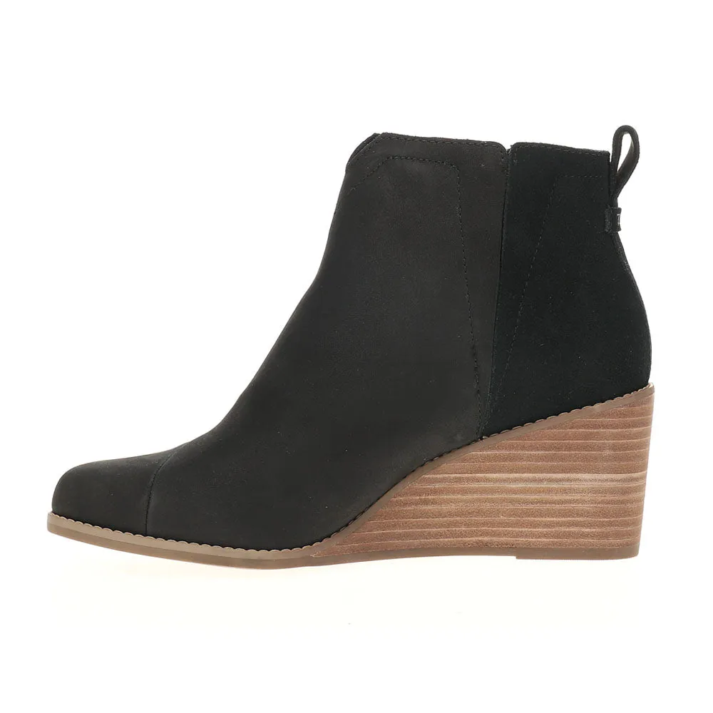 Clare Ankle Wedge Round Toe Booties