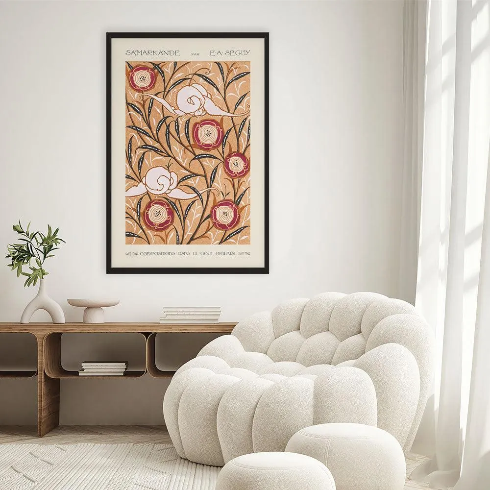 Emile-Alain Séguy - Art Nouveau Flower pattern II