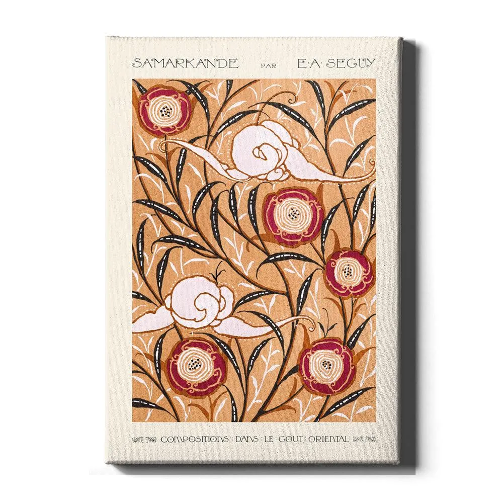 Emile-Alain Séguy - Art Nouveau Flower pattern II