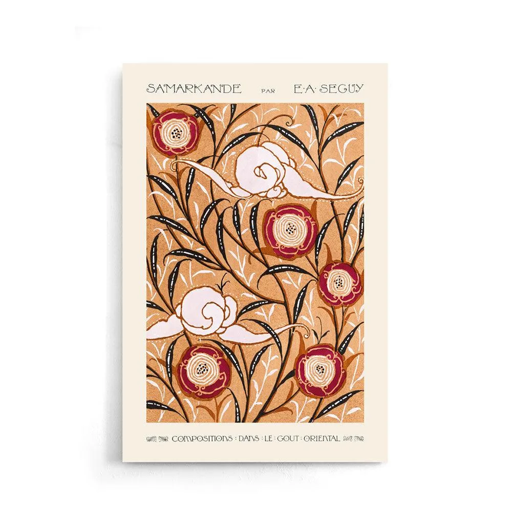 Emile-Alain Séguy - Art Nouveau Flower pattern II