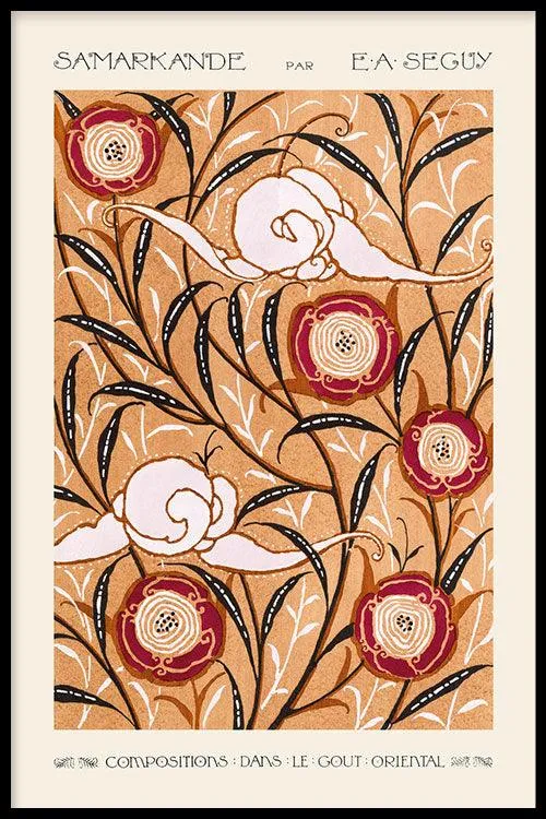 Emile-Alain Séguy - Art Nouveau Flower pattern II