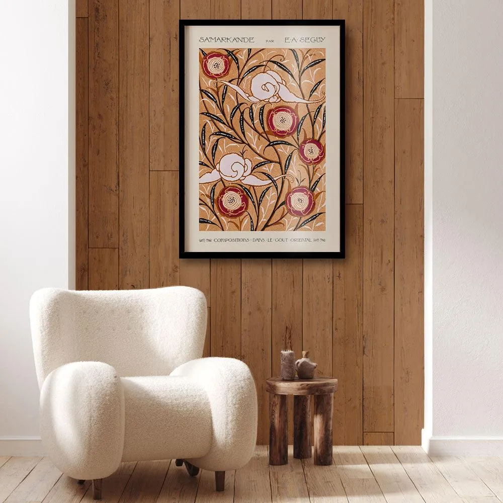 Emile-Alain Séguy - Art Nouveau Flower pattern II