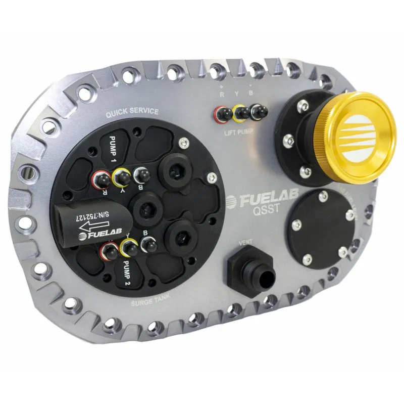 FUELAB 62712-2 Fuel System QSST Titanium with Lift Pump Bosch 500LPH, Surge Tank Pump Single FUELAB 49614 with Controller