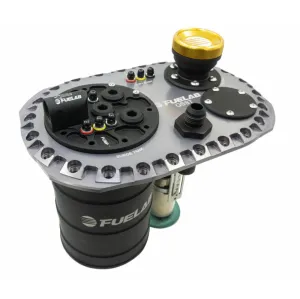 FUELAB 62712-2 Fuel System QSST Titanium with Lift Pump Bosch 500LPH, Surge Tank Pump Single FUELAB 49614 with Controller