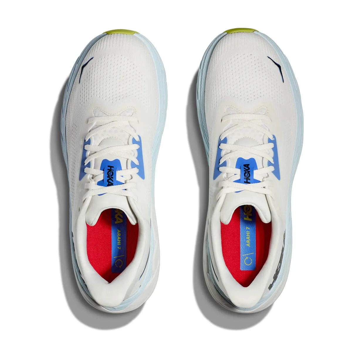 Hoka Arahi 7 Mens Running Shoes | White/Virtual Blue