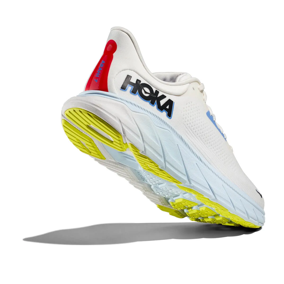 Hoka Arahi 7 Mens Running Shoes | White/Virtual Blue