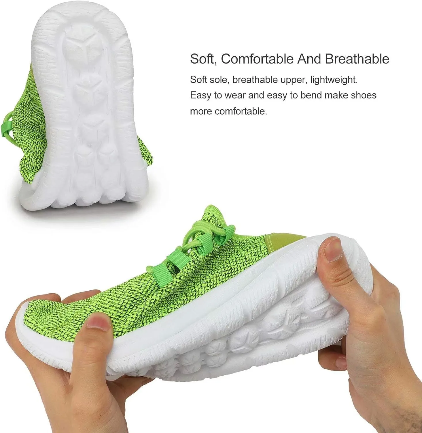 KEEZMZ Men's Running Shoes Fashion Breathable Sneakers Mesh Soft Sole Casual Athletic Lightweight