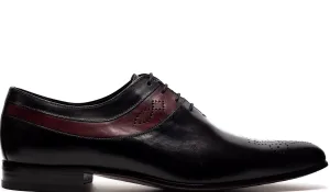 MATTEO / BLACK & BURGUNDY