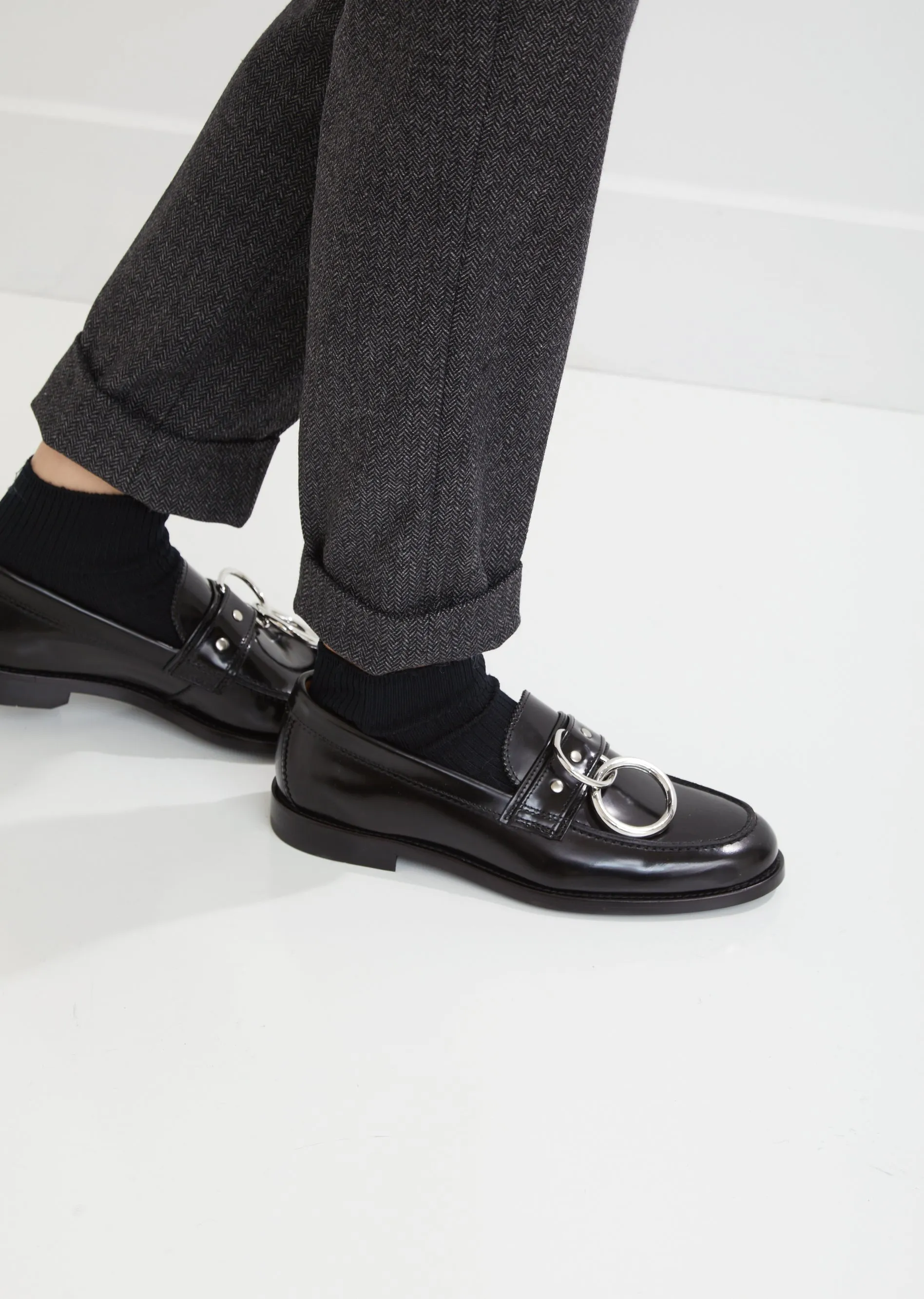Patty Ring Leather Loafer