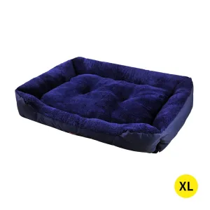 Pet Bed Mattress Dog Cat Pad Mat Cushion Soft Winter Warm X Large Blue