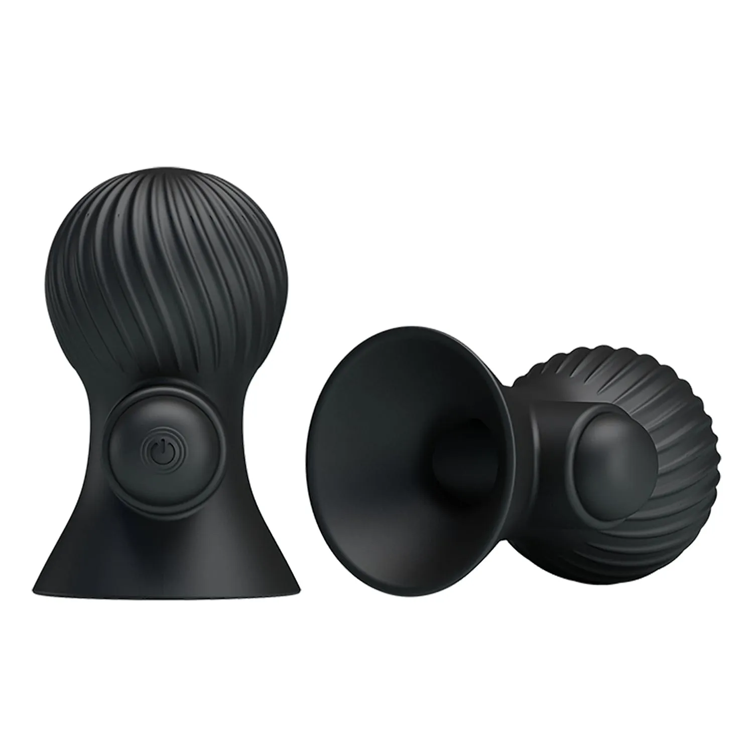 Black Pretty Love Rechargeable Nipple Sucker Vibrator