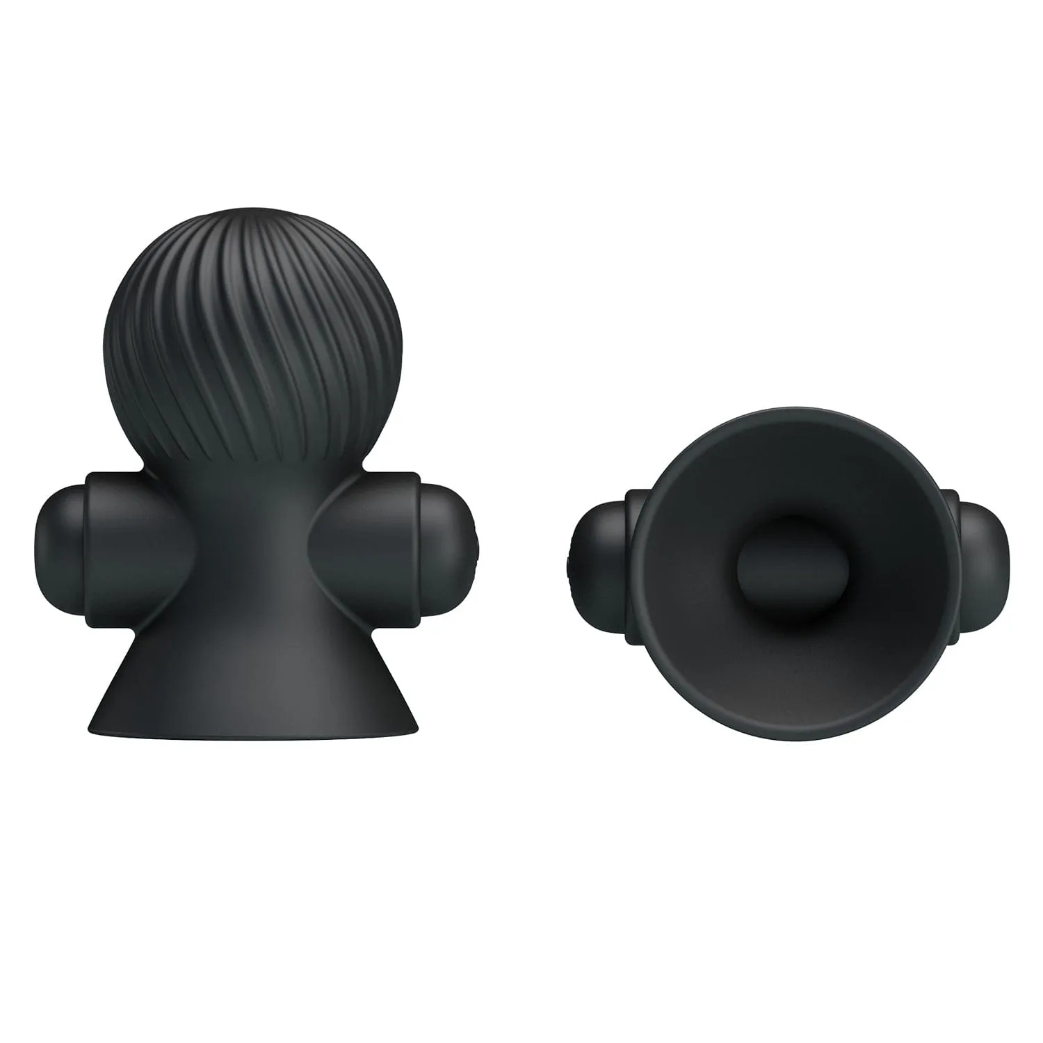 Black Pretty Love Rechargeable Nipple Sucker Vibrator