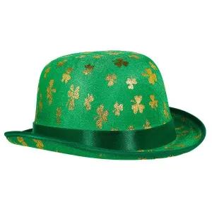 St Patrick's Day Derby with Gold Shamrocks