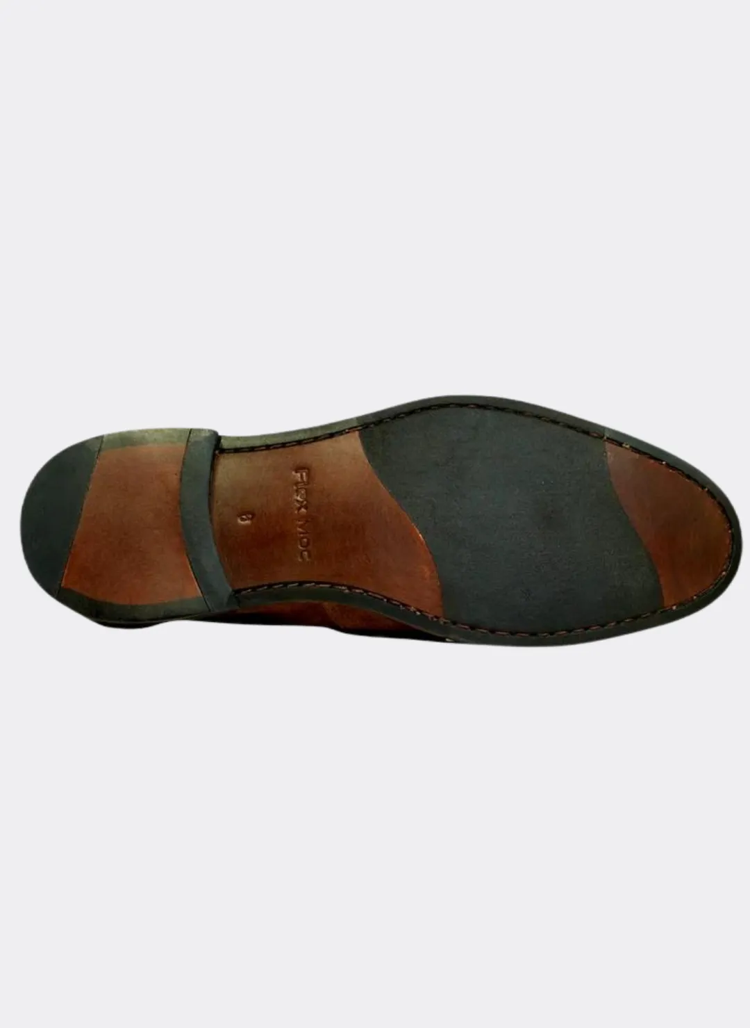 The Oxford Shop Naples Penny Loafer In Bourbon Suede