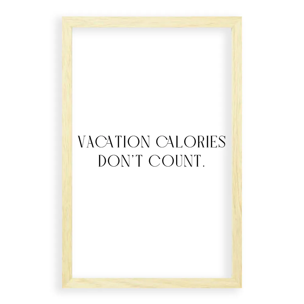 Vacation Calories Don't Count