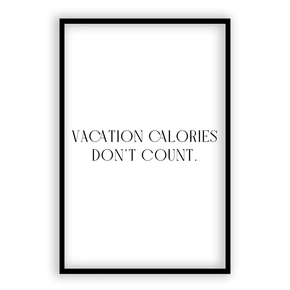 Vacation Calories Don't Count
