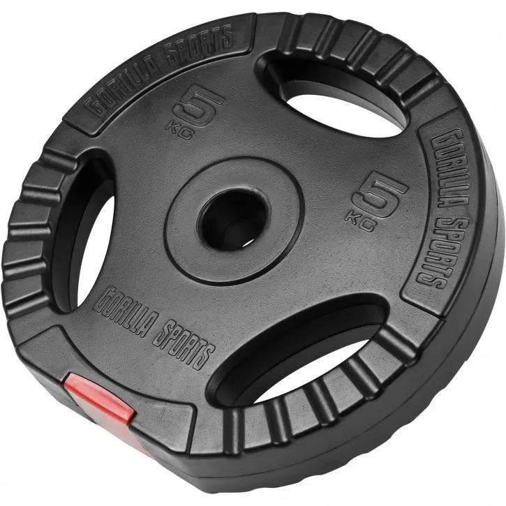 Vinyl Tri-Grip Weight Plate Set 27.5KG