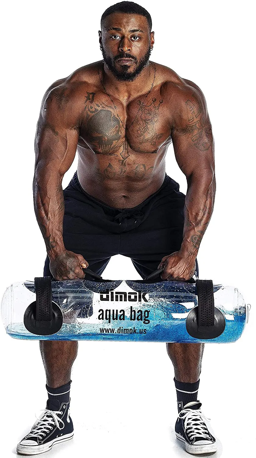 Workout Sand Bag Water Aqua Bag Training Weight Bag Military Sandbag for Fitness 45-80 LBS - Full Body Heavy Equipment